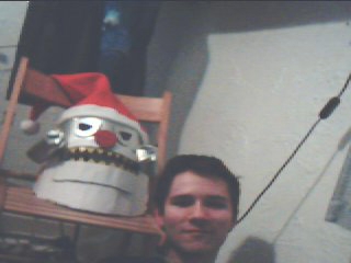 Me and evil Santa: