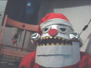 Me and evil Santa: